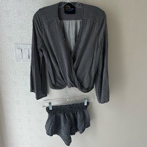 Blue Life summer lounge short set. XS